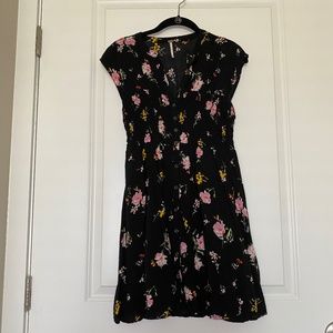 Free People Greatest Day Smocked Mini Dress